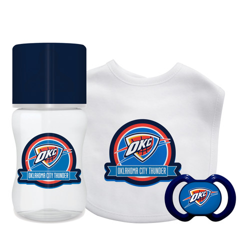 Oklahoma City Thunder 3-Piece Baby Gift Set