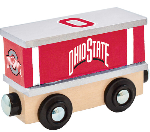 Ohio State Buckeyes Wood Train Box Car