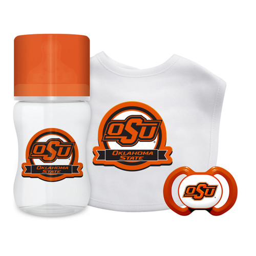 Oklahoma State Cowboys 3-Piece Baby Gift Set