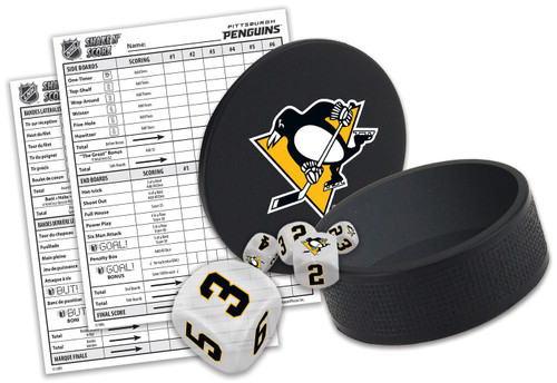 Pittsburgh Penguins Shake N' Score Travel Dice Game