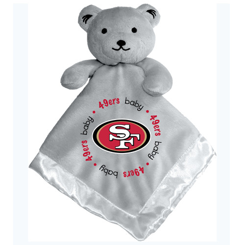 San Francisco 49Ers Infant Gray Bear Security Blanket