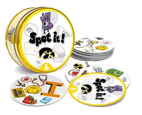 Iowa Hawkeyes Spot It! Card Game