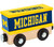 Michigan Wolverines Wood Train Box Car