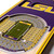 LSU Tigers 6" x 19" 3D Stadium Banner Wall Art