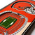Cleveland Browns 6" x 19" 3D Stadium Banner Wall Art