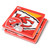 Kansas City Chiefs 3D Logo Series Coasters Set