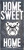 Butler Bulldogs 6" x 12" Home Sweet Home Sign