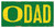 Oregon Ducks 6" x 12" Dad Sign