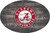 Alabama Crimson Tide 46" Distressed Wood Oval Sign