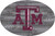 Texas A&M Aggies 46" Distressed Wood Oval Sign