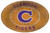 Clemson Tigers 46" Heritage Logo Oval Sign