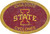 Iowa State Cyclones 46" Team Color Oval Sign