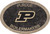 Purdue Boilermakers 46" Team Color Oval Sign