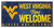 West Virginia Mountaineers Fans Welcome Sign