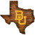 Baylor Bears 12" Roadmap State Sign