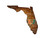 Miami Hurricanes 12" Roadmap State Sign