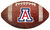 Arizona Wildcats Football Shaped Sign