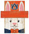 Auburn Tigers 19" x 16" Easter Bunny Head