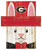 Georgia Bulldogs 19" x 16" Easter Bunny Head