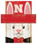 Nebraska Cornhuskers 19" x 16" Easter Bunny Head