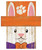 Clemson Tigers 6" x 5" Easter Bunny Head