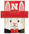 Nebraska Cornhuskers 6" x 5" Easter Bunny Head