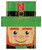 Nebraska Cornhuskers 19" x 16" Leprechaun Head