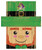 East Carolina Pirates 6" x 5" Leprechaun Head