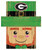 Georgia Bulldogs 6" x 5" Leprechaun Head