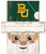 Baylor Bears 6" x 5" Santa Head