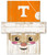 Tennessee Volunteers 6" x 5" Santa Head