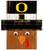 Oregon Ducks 6" x 5" Turkey Head
