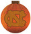 North Carolina Tar Heels 12" Halloween Pumpkin Sign