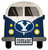 BYU Cougars Team Bus Sign