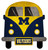 Michigan Wolverines Team Bus Sign