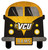Virginia Commonwealth Rams Team Bus Sign