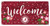 Alabama Crimson Tide 6" x 12" Floral Welcome Sign
