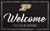 Purdue Boilermakers Team Color Welcome Sign