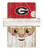 Georgia Bulldogs Santa Ornament