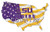 LSU Tigers 15" USA Flag Cutout Sign