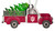 Indiana Hoosiers Christmas Truck Ornament