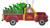 Iowa State Cyclones Christmas Truck Ornament