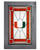 Miami Hurricanes Stained Glass with Frame