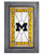 Michigan Wolverines Stained Glass with Frame