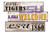 LSU Tigers Welcome 3 Plank Sign