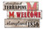 Maryland Terrapins Welcome 3 Plank Sign