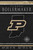 Purdue Boilermakers 17" x 26" Coordinates Sign