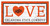 Oklahoma State Cowboys 6" x 12" Love Sign