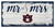 Auburn Tigers Script Mr. & Mrs. Sign