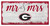 Georgia Bulldogs Script Mr. & Mrs. Sign